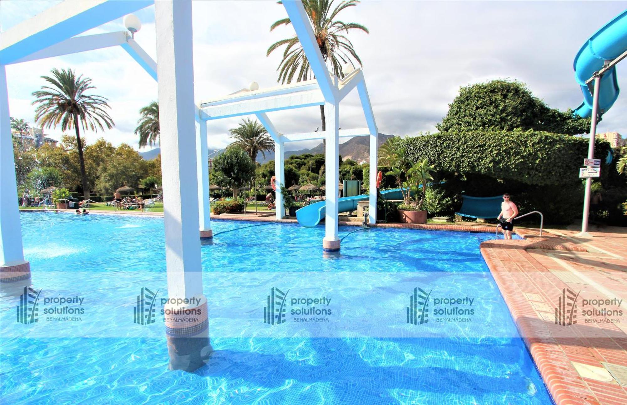 Benalbeach 1010 - Vista Al Mar - Piscina Todo El Ano - Primera Linea De Playa 베날마데나코스타 외부 사진