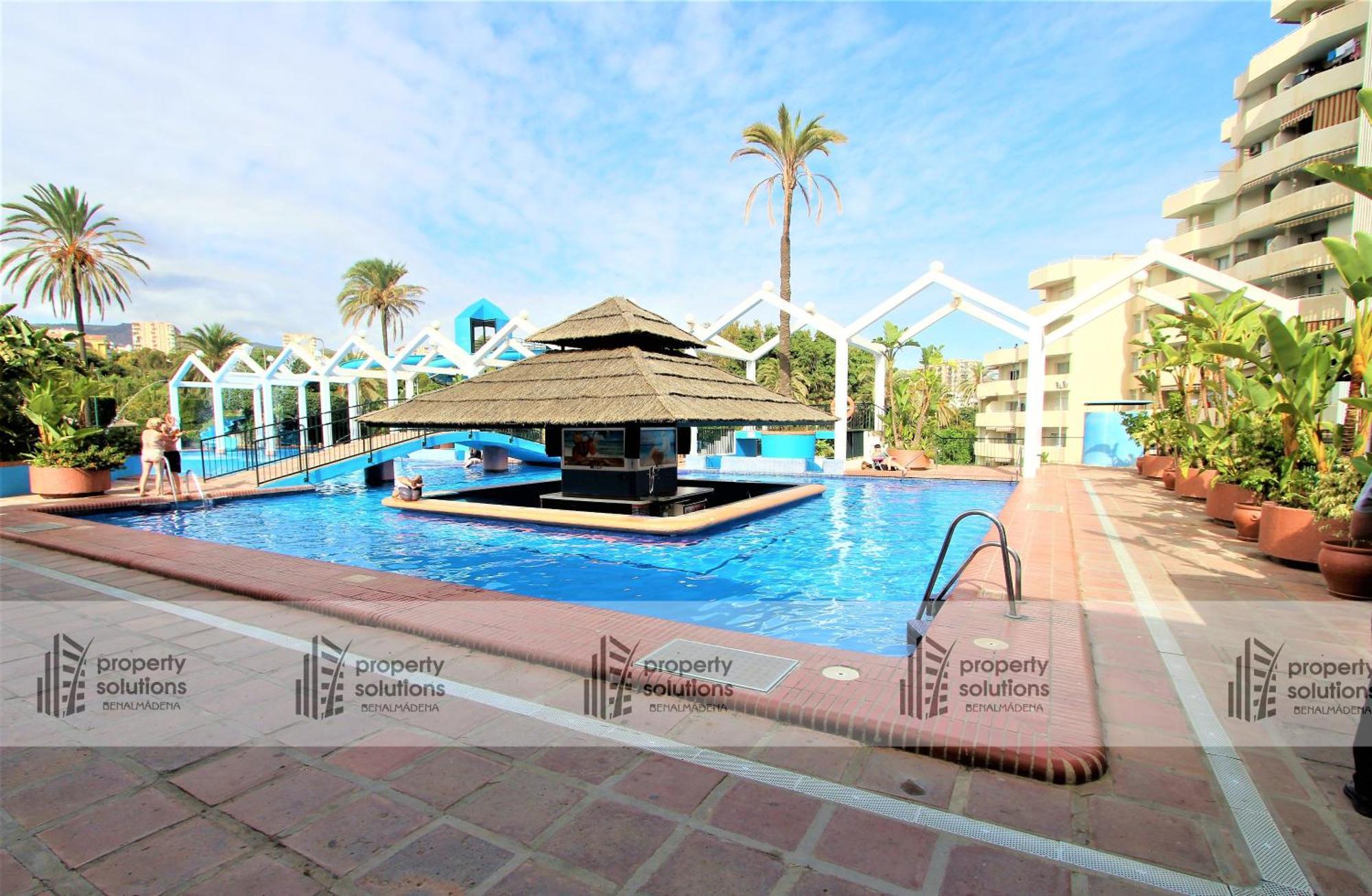 Benalbeach 1010 - Vista Al Mar - Piscina Todo El Ano - Primera Linea De Playa 베날마데나코스타 외부 사진